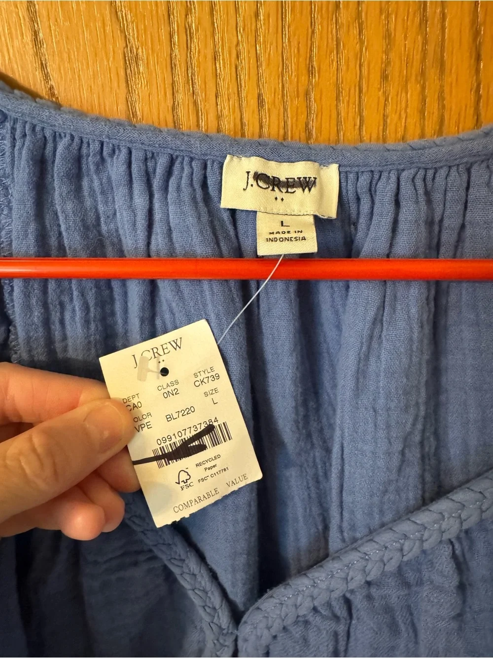 J. Crew key featuresfabric